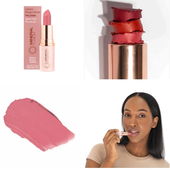 NWT Mineral Fusion Velvet Lipstick in Paloma - Picture 4 of 4
